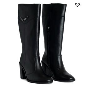 Zadig & Voltaire Tall Preiser Leather Boots